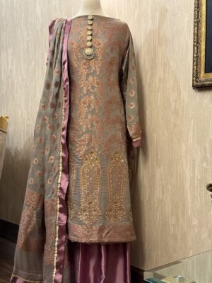 Baby pink 3pcs suit