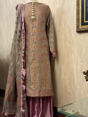 Baby pink 3pcs suit